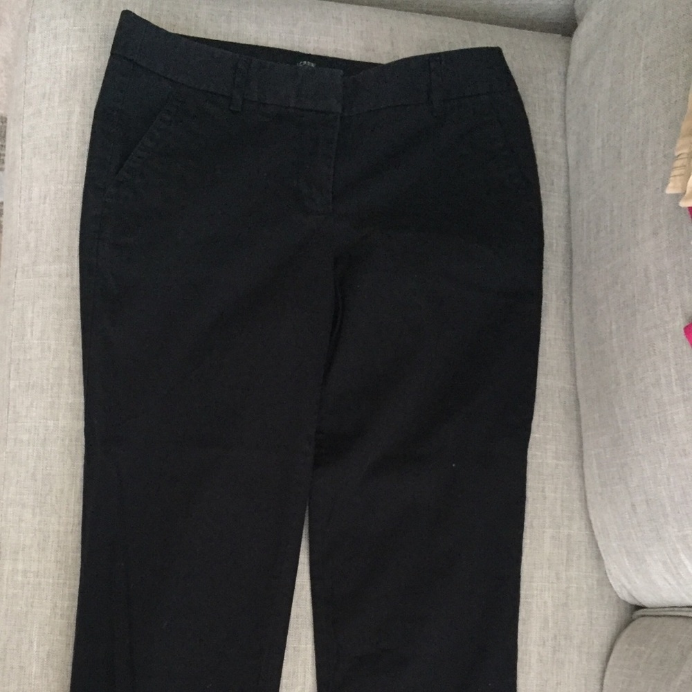J. Crew black City Fit capri pants